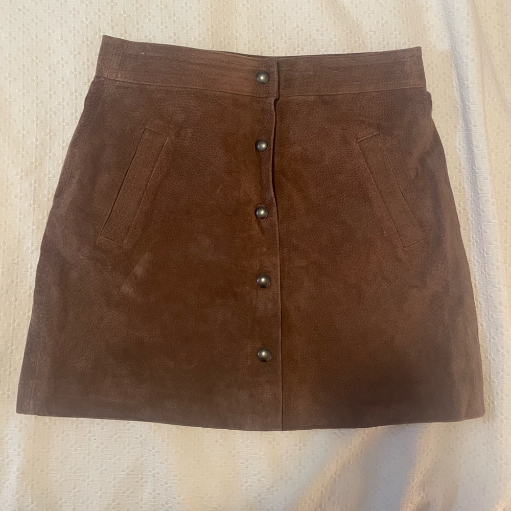 BlankNYC suede mini skirt!